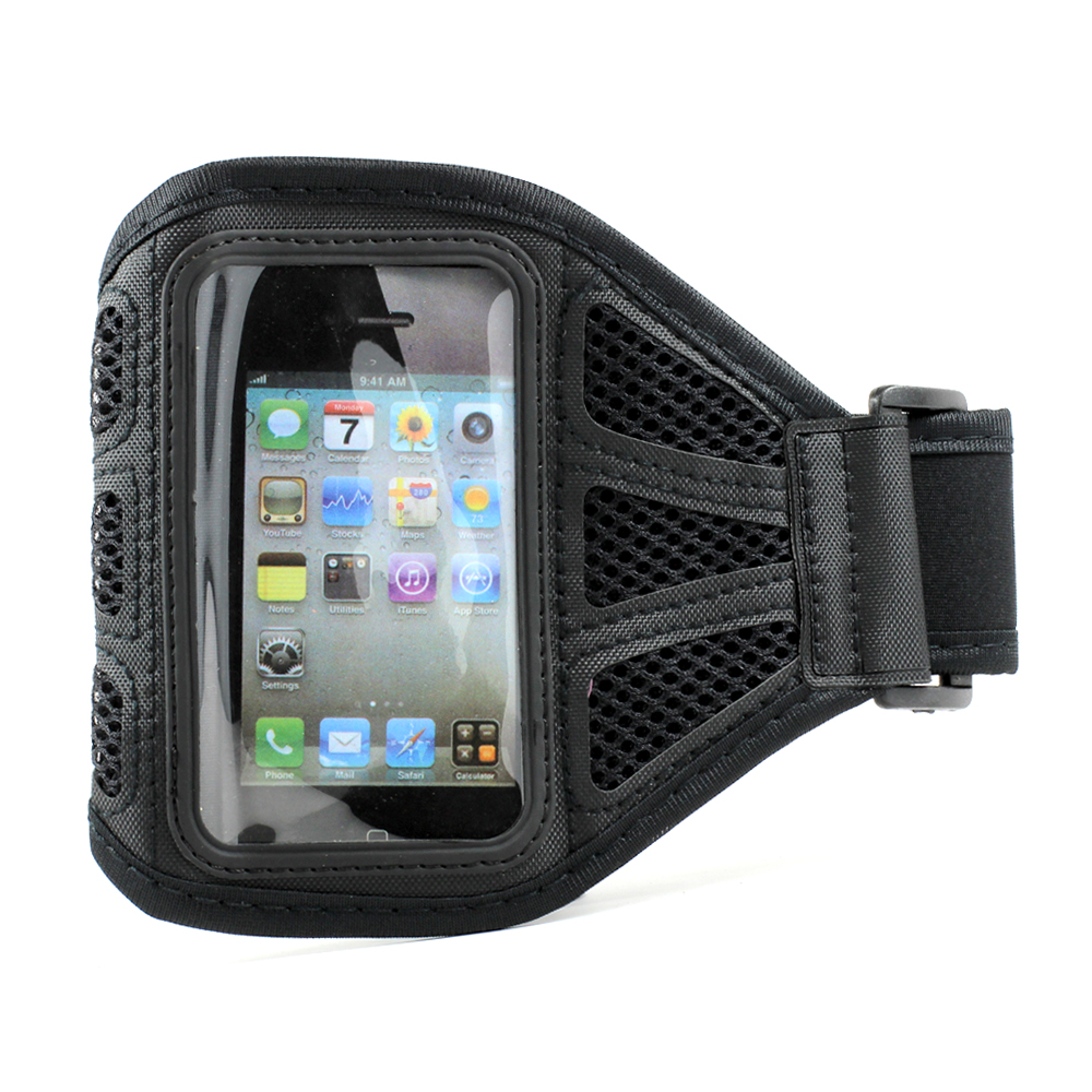 Apple iPHONE 4S 4 Mesh Armband (Black)